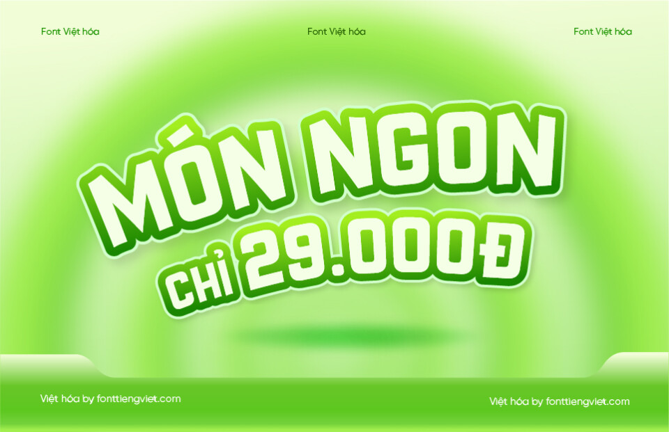 Font Việt hóa VIP Crazy Sixties