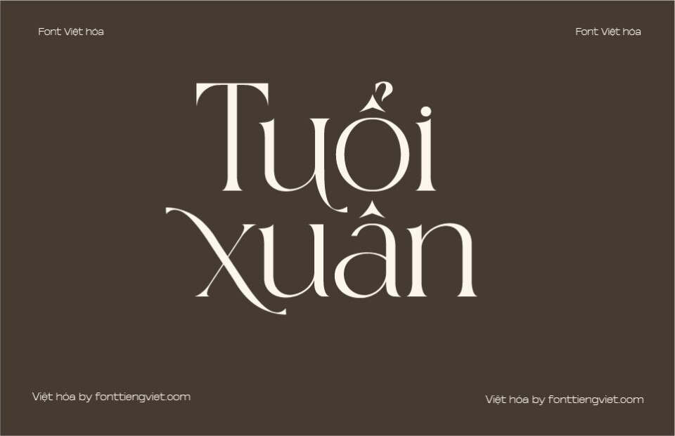 Font Việt hóa VIP Dagine
