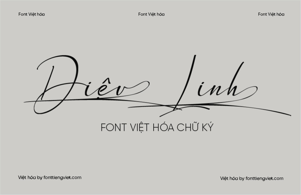 Font Việt hóa VIP Dalty – Font chữ ký