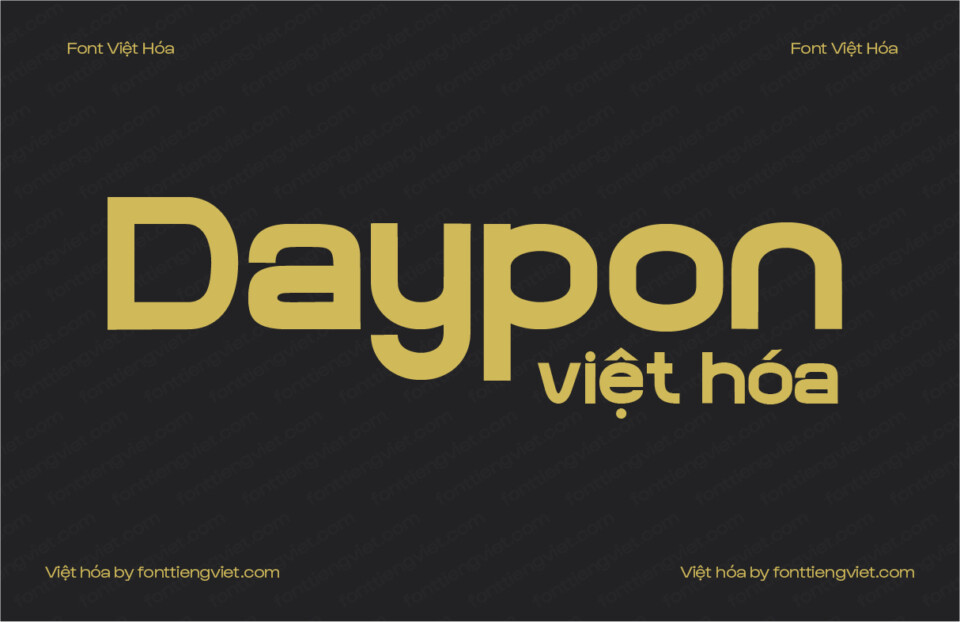 Font Việt hóa VIP Daypon