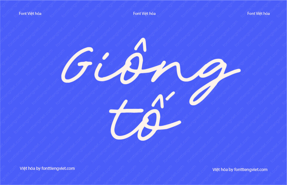 Font Việt hóa VIP Dear Crush