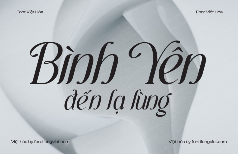 Font Việt hóa VIP Delicate Stellar