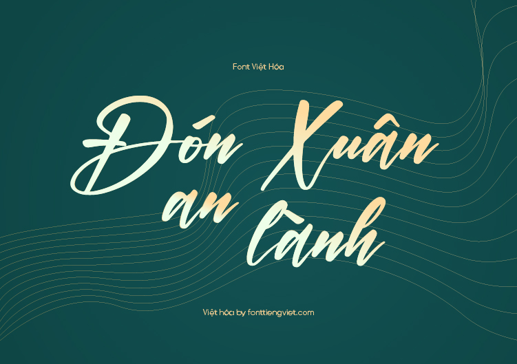 Font Việt hóa VIP Dita & Rusta – Tết