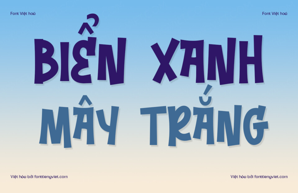 Font Việt hoá VIP Dream Shore