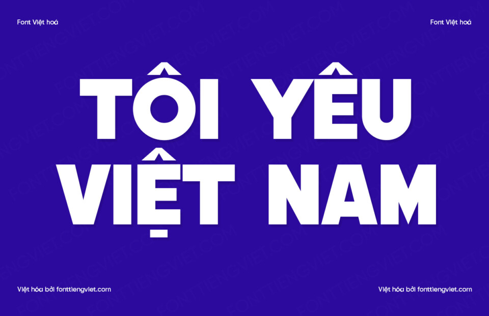 Font Việt hóa VIP Edges