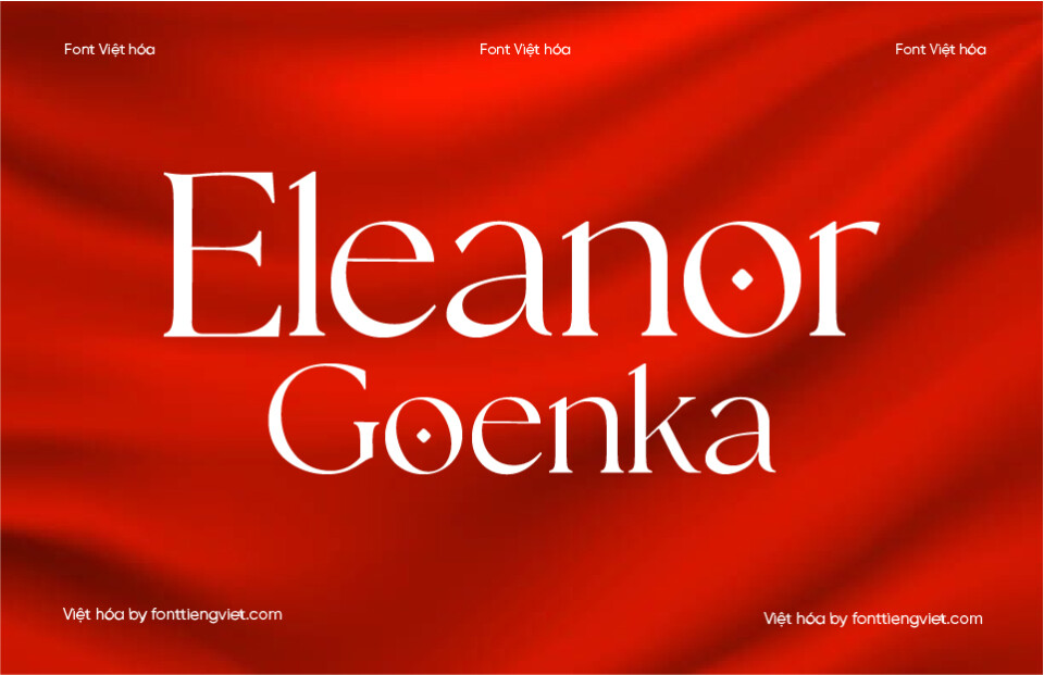 Font Việt hóa VIP Eleanor Goenka