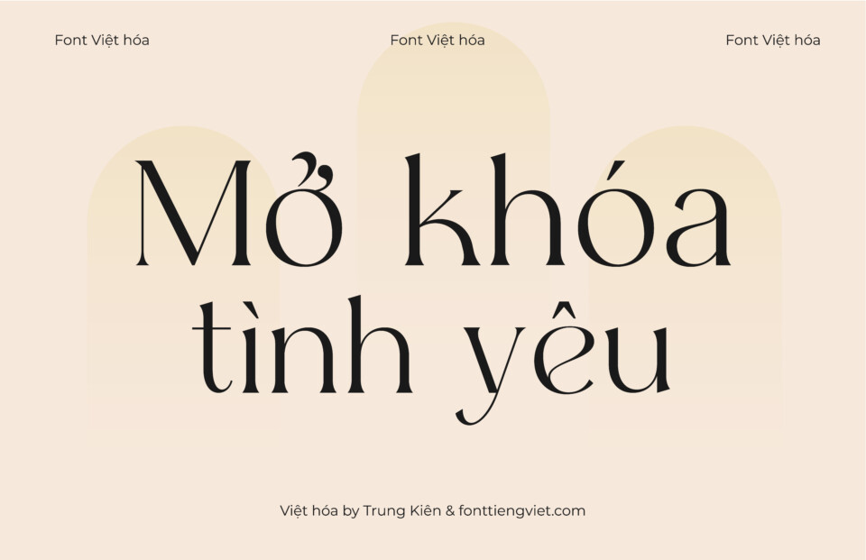 Font Việt hóa VIP Ergisa