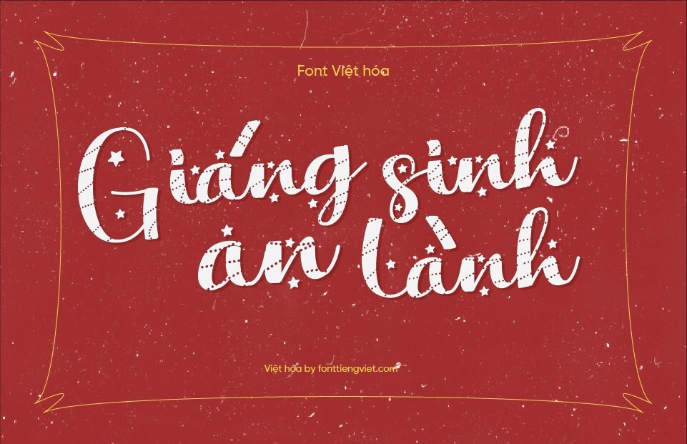 Font Việt hóa VIP For Christmas – Giáng sinh