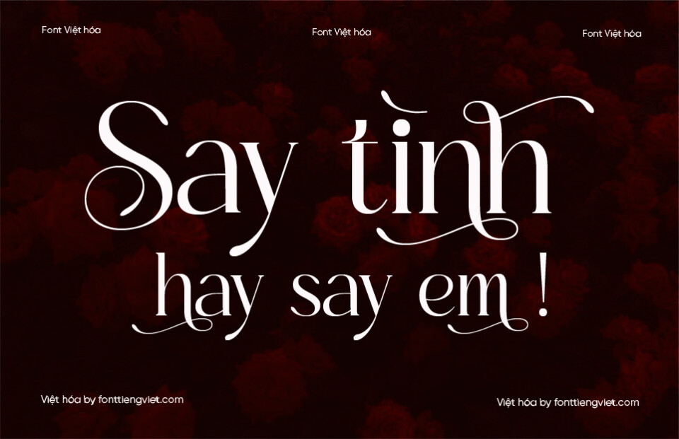 Font Việt hóa VIP Foresta Monesta Serif – Font âm nhạc ca nhạc