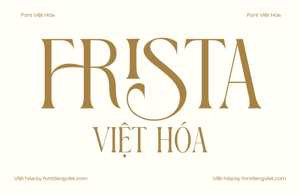 Font Việt hóa VIP Frista