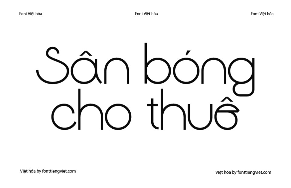 Font Việt hóa VIP Gaego – Font Không Chân Mảnh Nhẹ Cho Thiết Kế Thể Thao