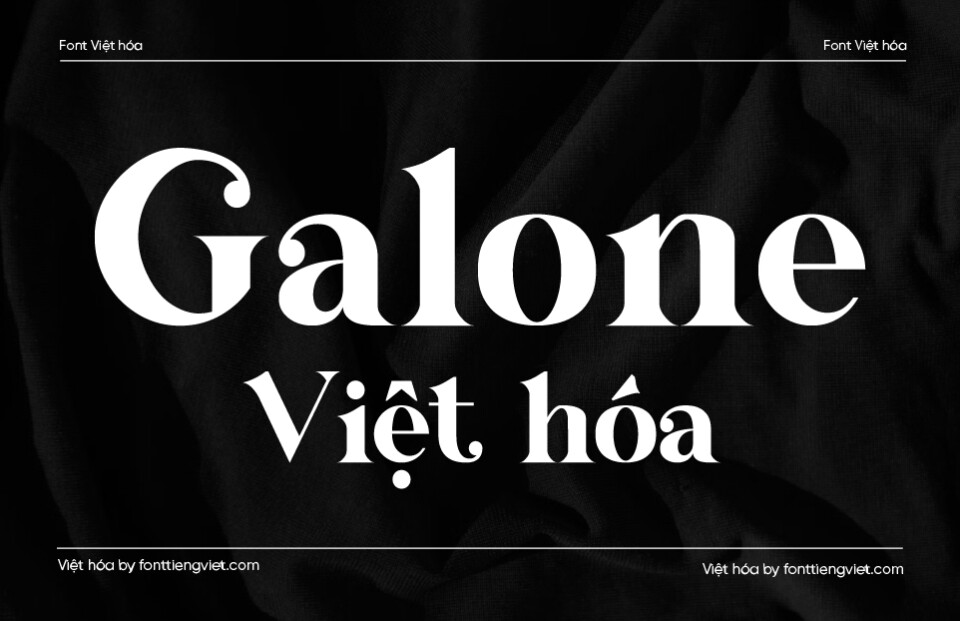 Font Việt hóa VIP Galone