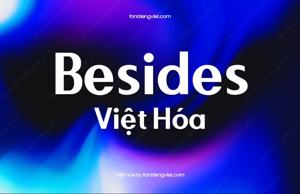 Font Việt hóa VIP Geofish