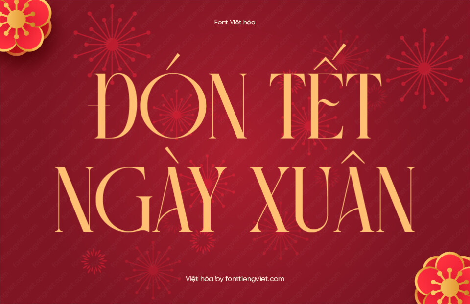 Font Việt hóa VIP Glamora – Font tết