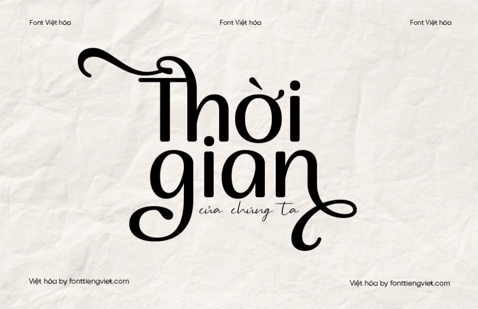 Font Việt hóa VIP Glowing