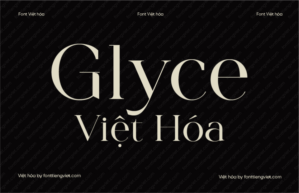Font Việt hóa VIP Glyce
