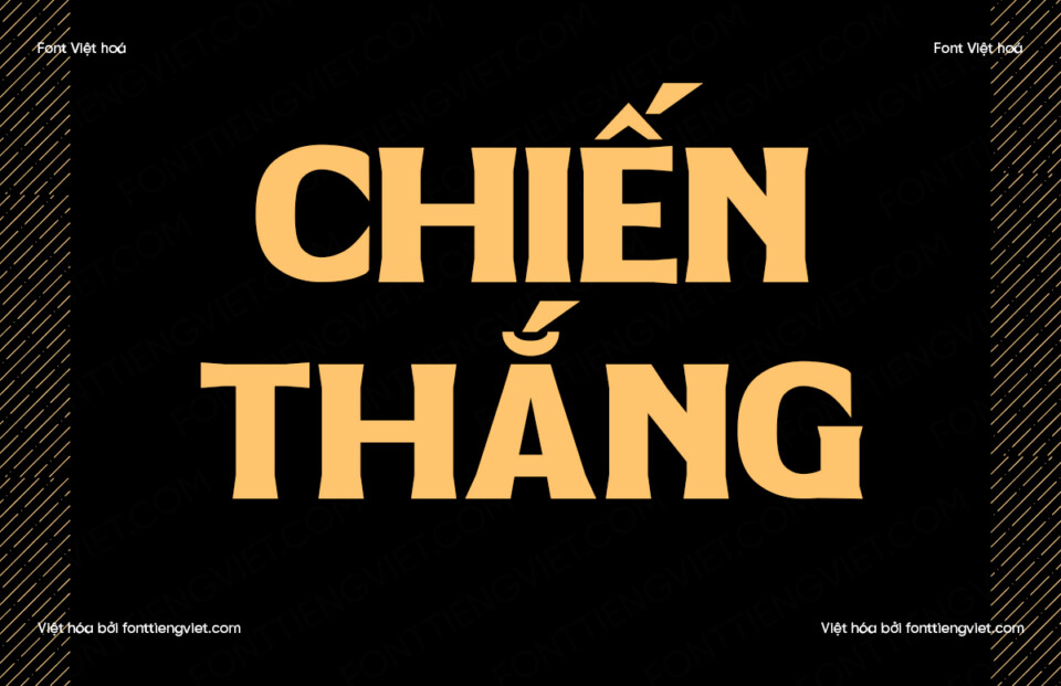 Font Việt hóa VIP Goldener