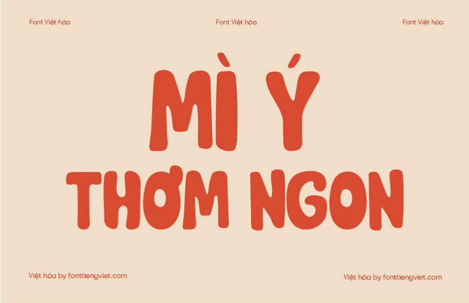 Font Việt hóa VIP Got Love