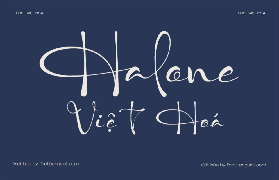 Font Việt hóa VIP Halone