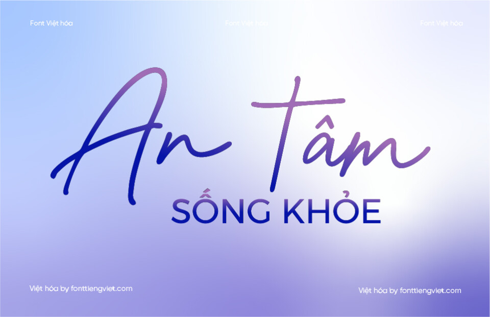 Font Việt hóa VIP Hevantica – Font thiệp cưới