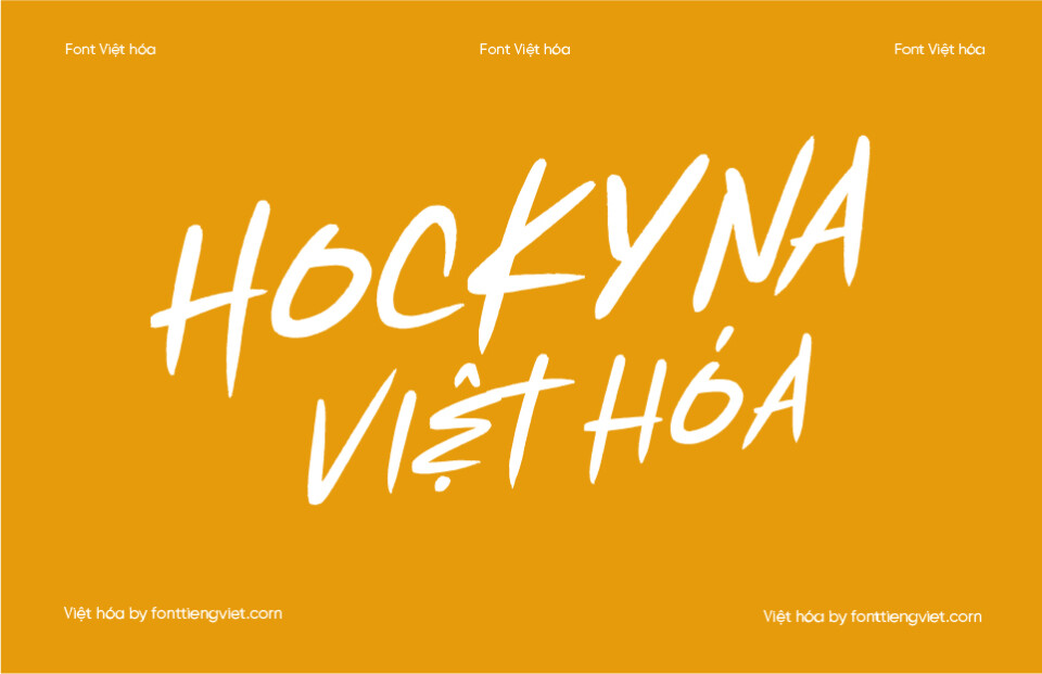 Font Việt hóa VIP Hockyna