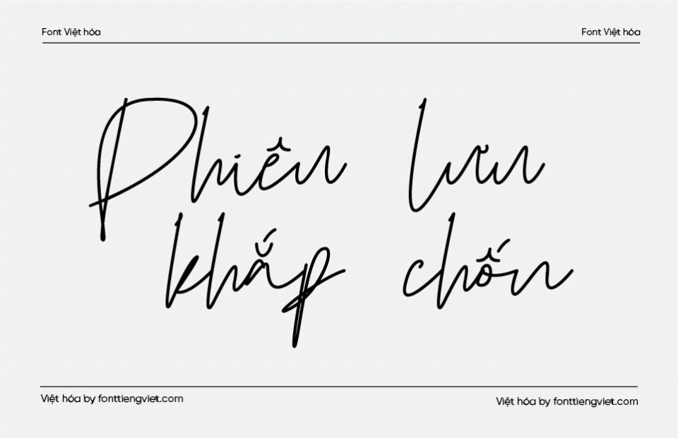Font Việt hóa VIP Kalmost – Chữ Ký Viết Tay Tinh Tế Cho Thiệp Cưới & Thiệp Mời