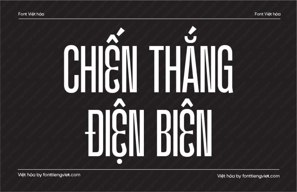 Font Việt hóa VIP Kimotto Condensed Light – Phong Cách Hoài Cổ Với Thiết Kế Cao Hẹp Ấn Tượng