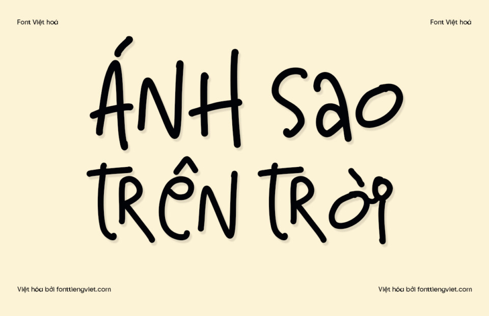 Font Việt hóa VIP Kindly Crunch