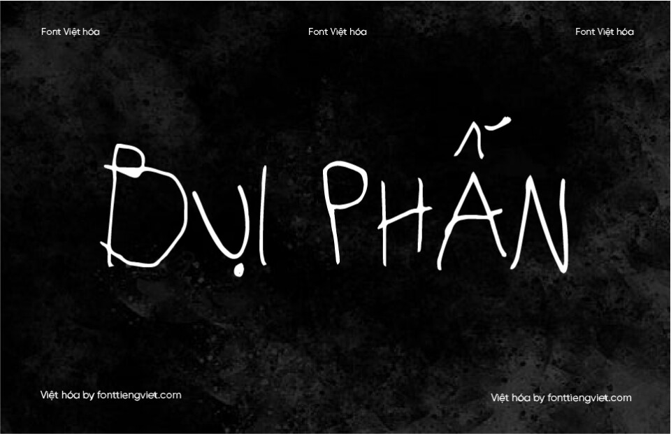 Font Việt hóa VIP Leo Hates School – Phấn