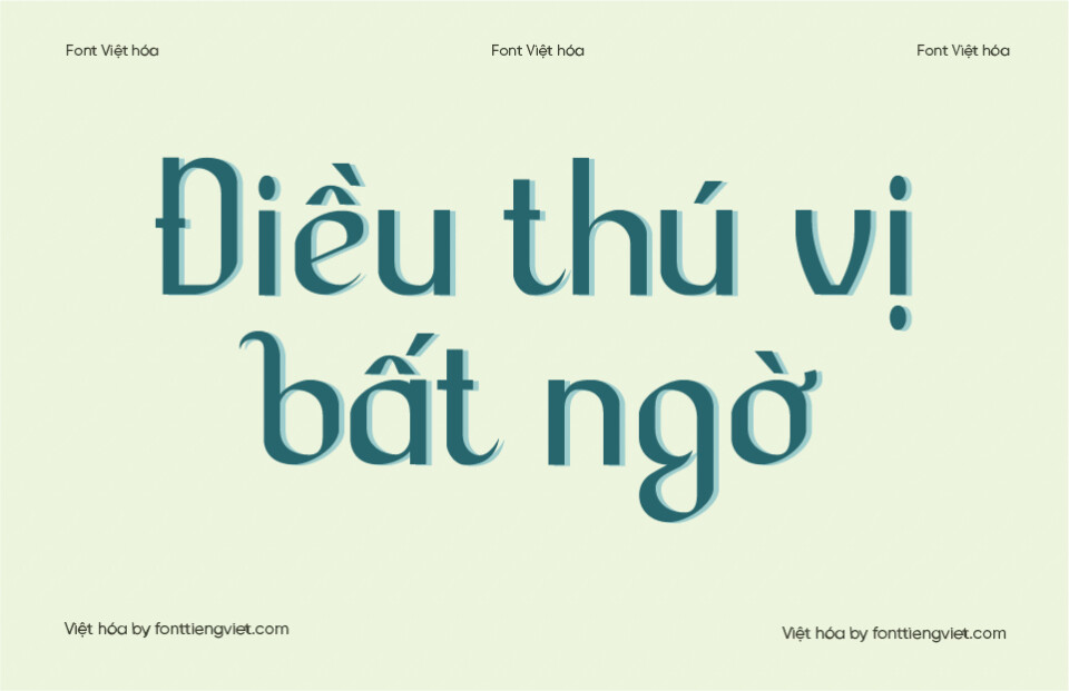 Font Việt hóa VIP Lesser Concern