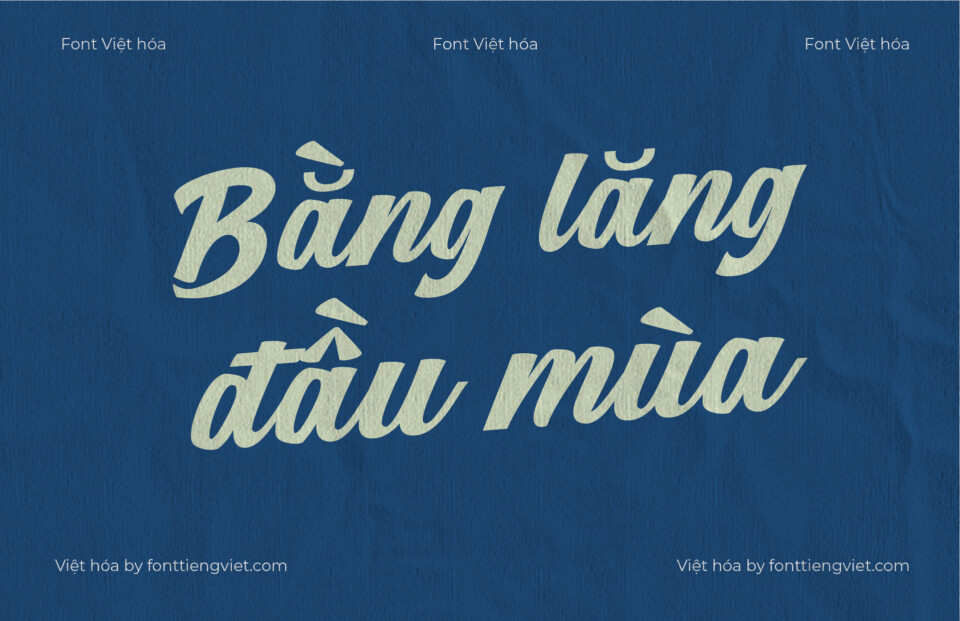 Font Việt hóa VIP Longevity