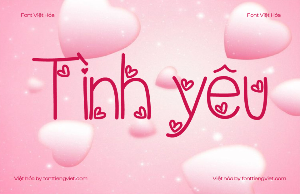 Font Việt hóa VIP LoveNess Three – Font valentine