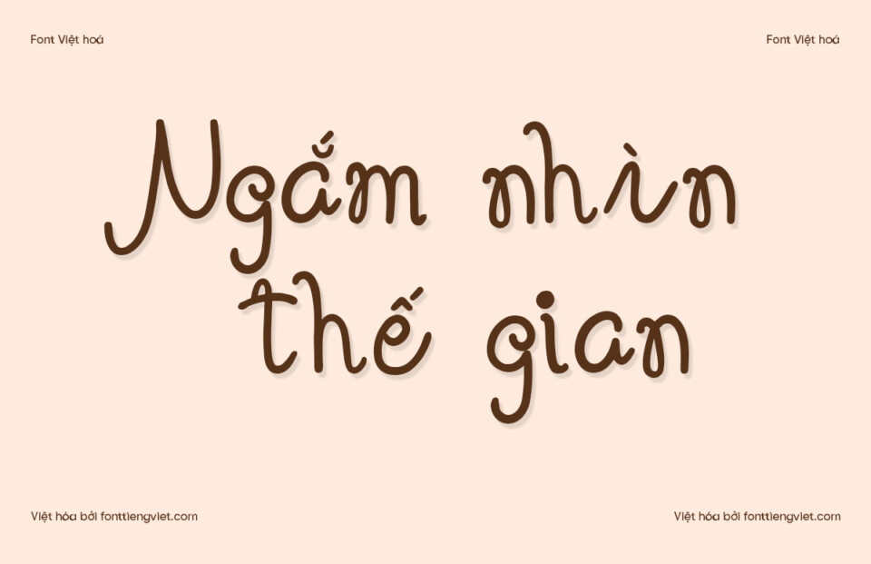 Font Việt hóa VIP Marige