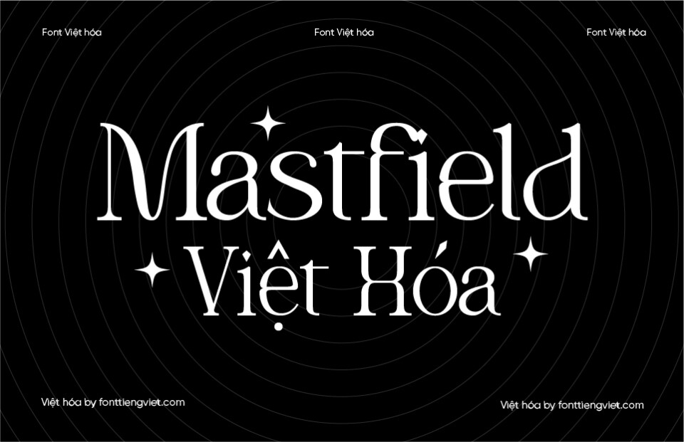 Font Việt hóa VIP Mastfield
