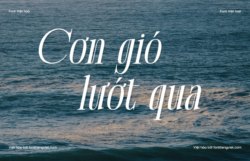 Font Việt hóa VIP Melista Italic