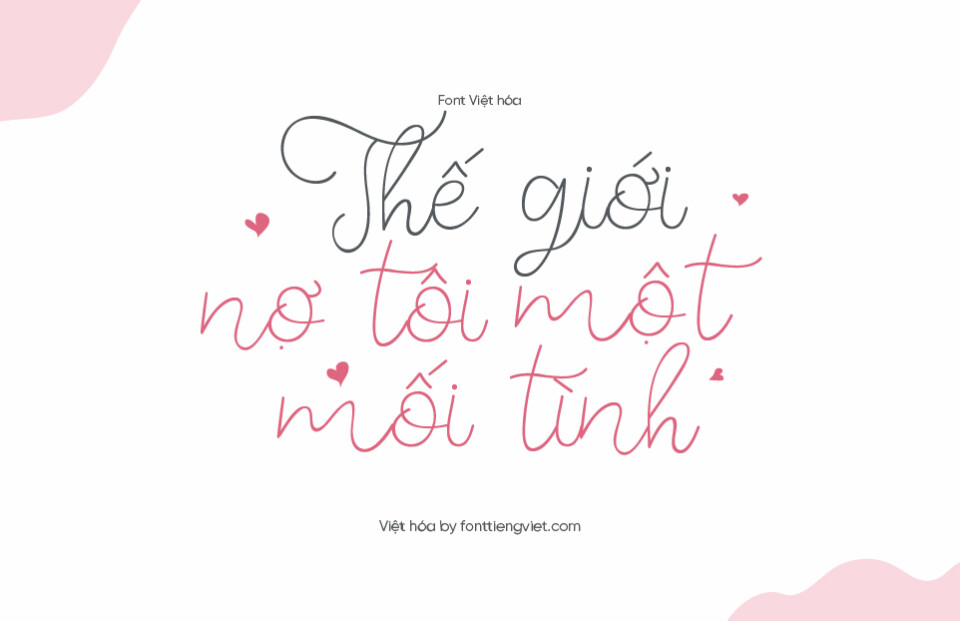 Font Việt hóa VIP Memory of 2018 – Font cho Valentine