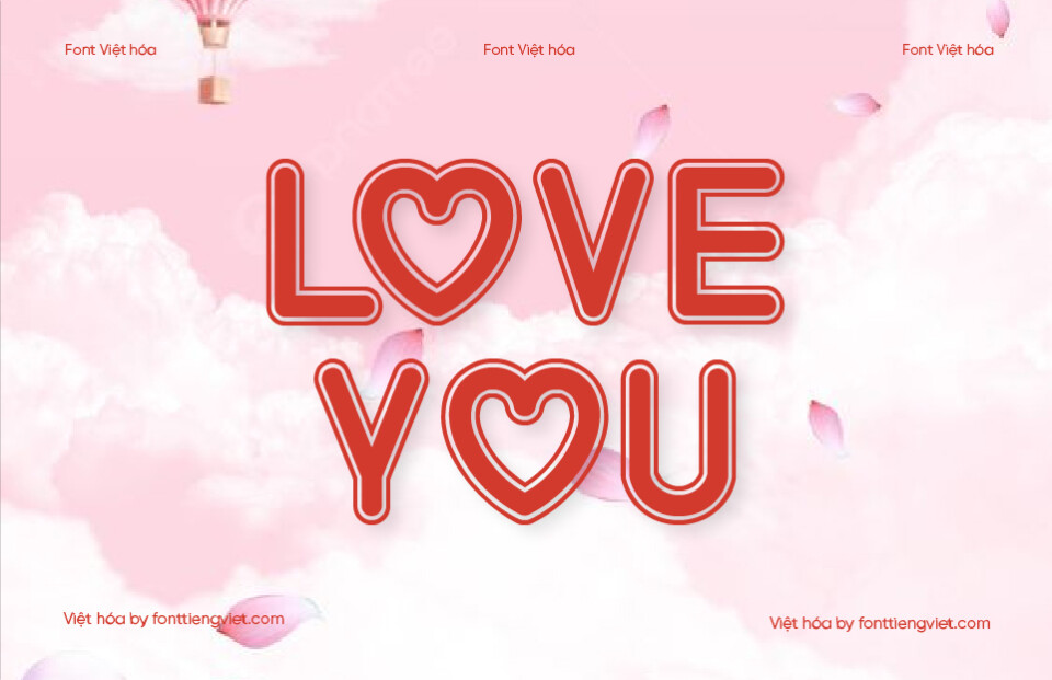 Font Việt hóa VIP Mf Love Song – Font valentine