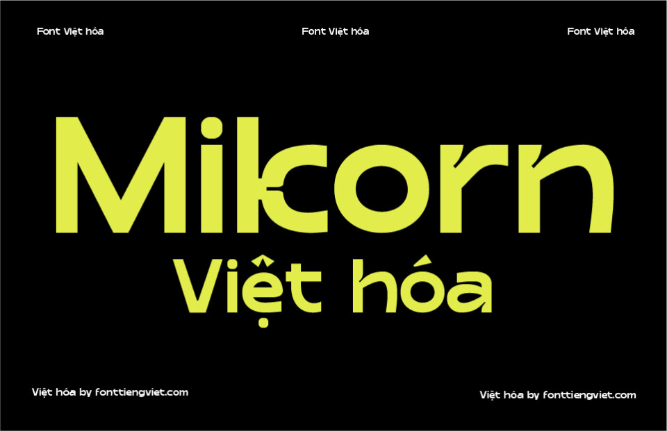 Font Việt hóa VIP Mikorn