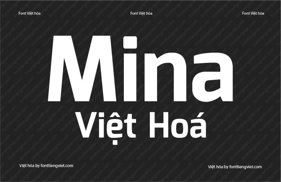Font Việt hóa VIP Mina Bold
