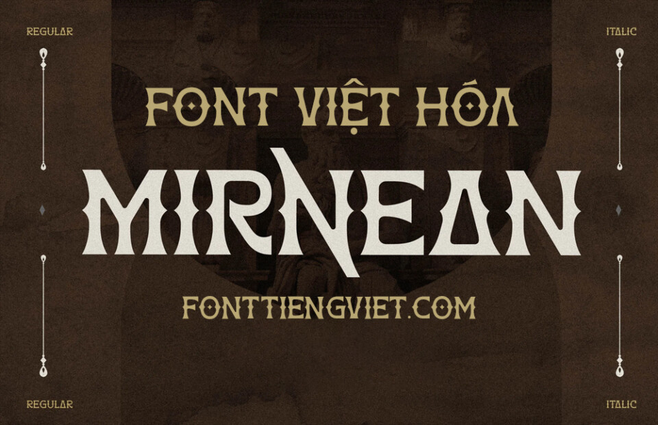 Font Việt hóa VIP Mirnean – Font Việt hóa vintage