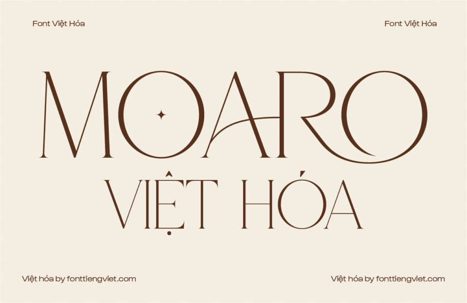 Font Việt hóa VIP Moaro