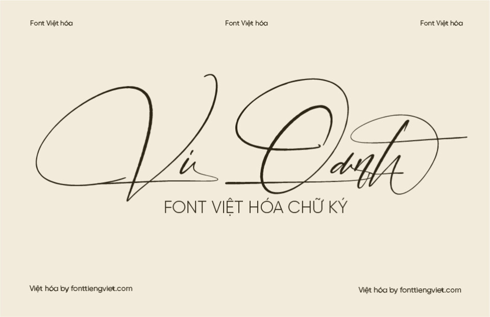 Font Việt hóa VIP Molahesta Italic – Font việt hóa chữ ký
