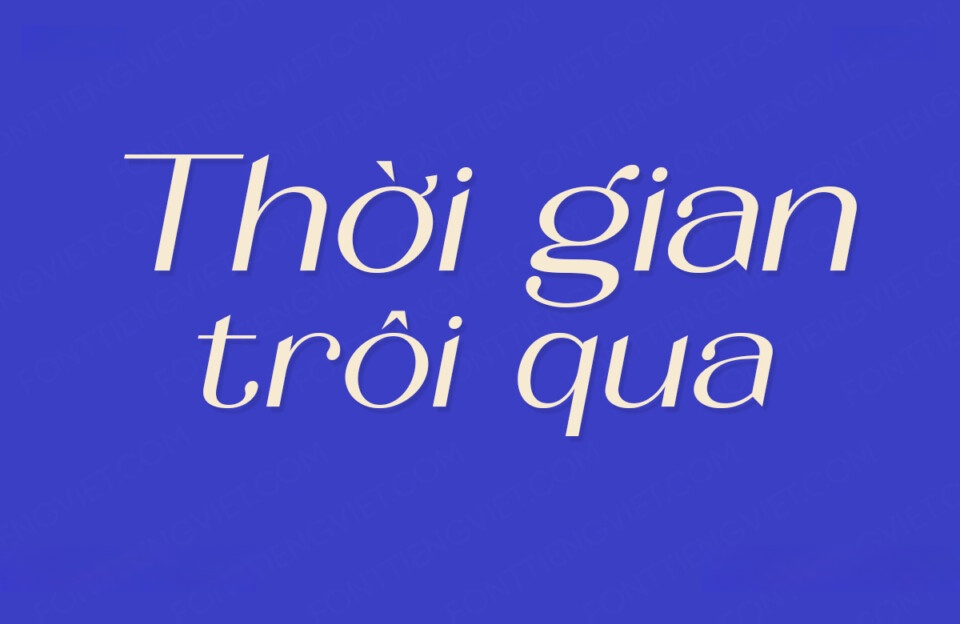 Font Việt hóa VIP Moncer Italic