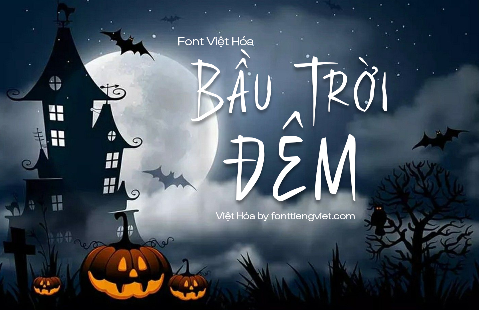 Font Việt hóa VIP Morbid Night – Halloween