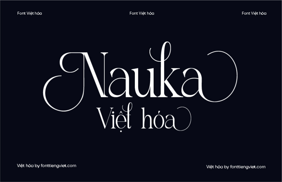 Font Việt hóa VIP Nauka
