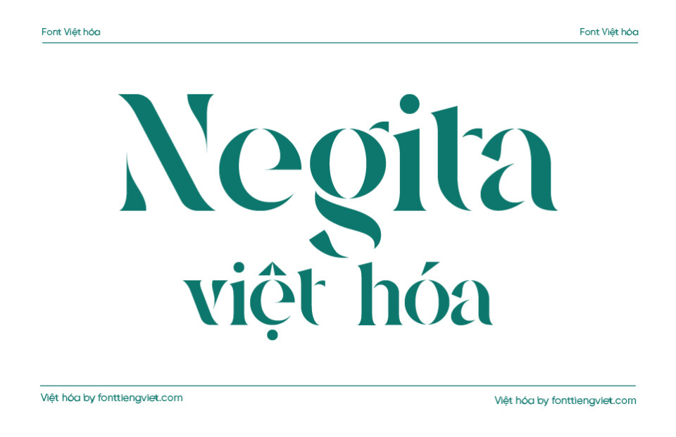 Font Việt hóa VIP Negita