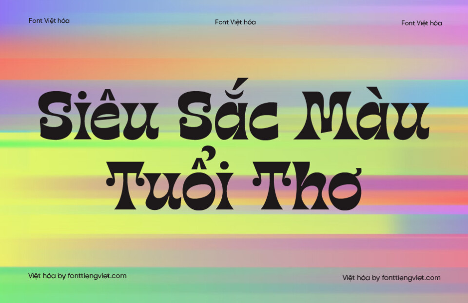 Font Việt hóa VIP Nostalgic Serenade