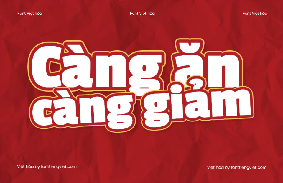 Font Việt hóa VIP Passion One Bold