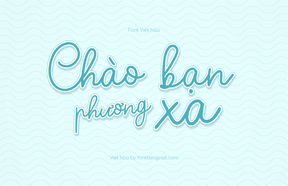 Font Việt hóa VIP Pear Leaves