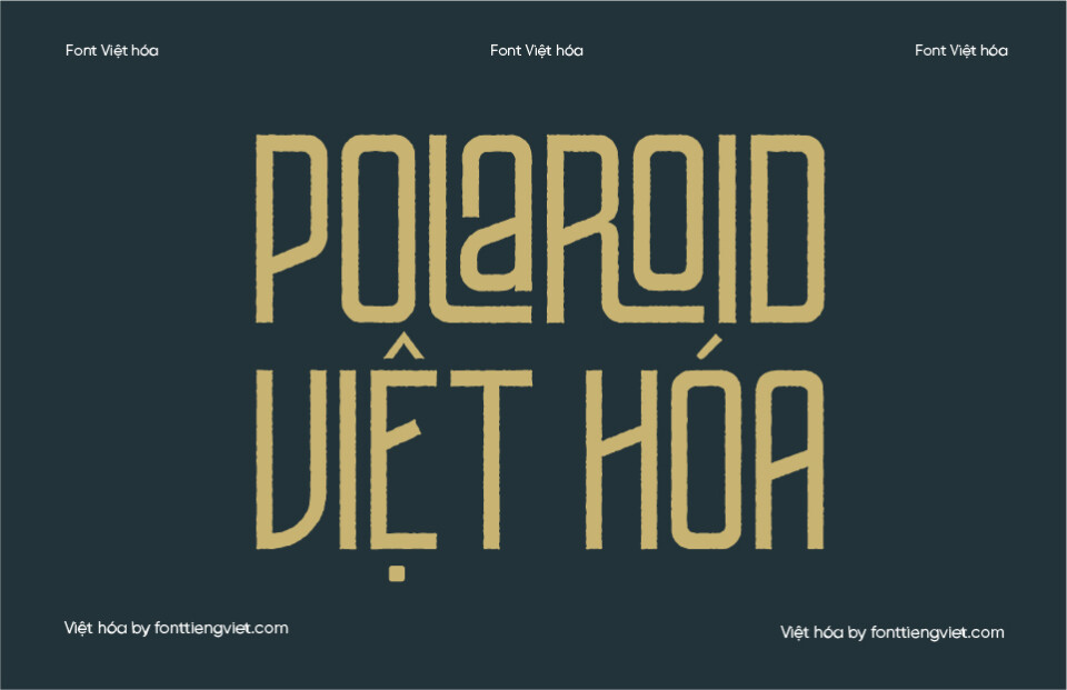 Font Việt hóa VIP Polaroid